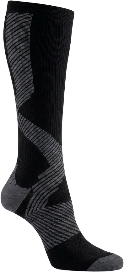 NursingRx compression sock showing anatomical zones